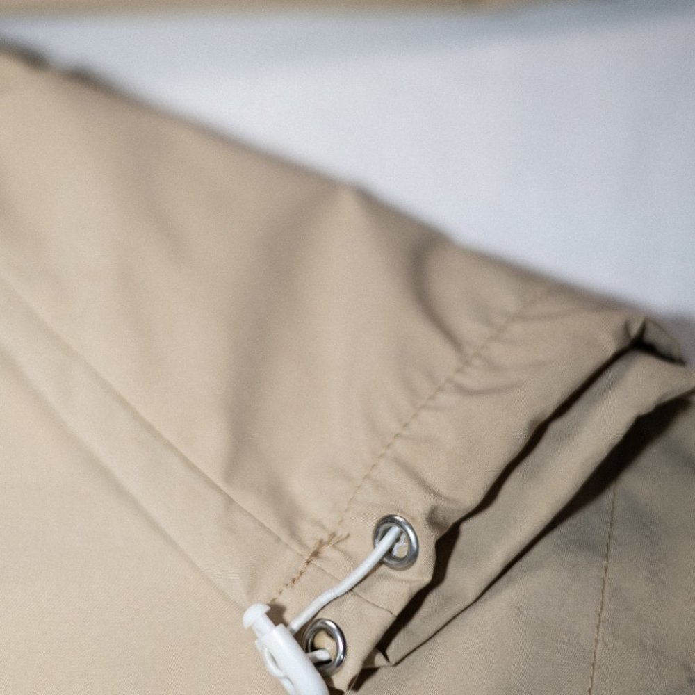 Beige Carre Windbreaker throw-over - Picture 8 of 8